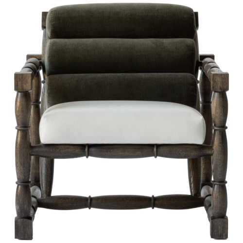 Hampton ARMCHAIR FRONT Smoked grey oak finish