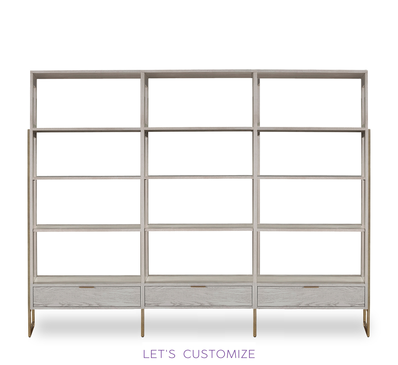Jasper Bookcase 3-Door - Image 4