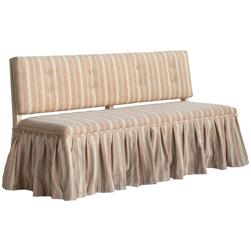 bordeaux bench SKIRTED FRONT