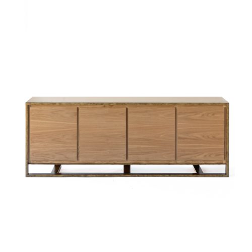 BERGERAC white Oak modern minimalist cabinet