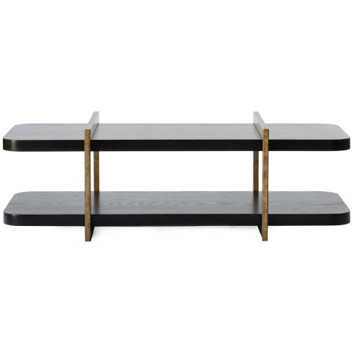 DANTE COFFEE TABLE with celestial Gold metal detailing