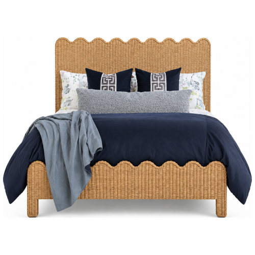 Tilda King Bed in Wicker