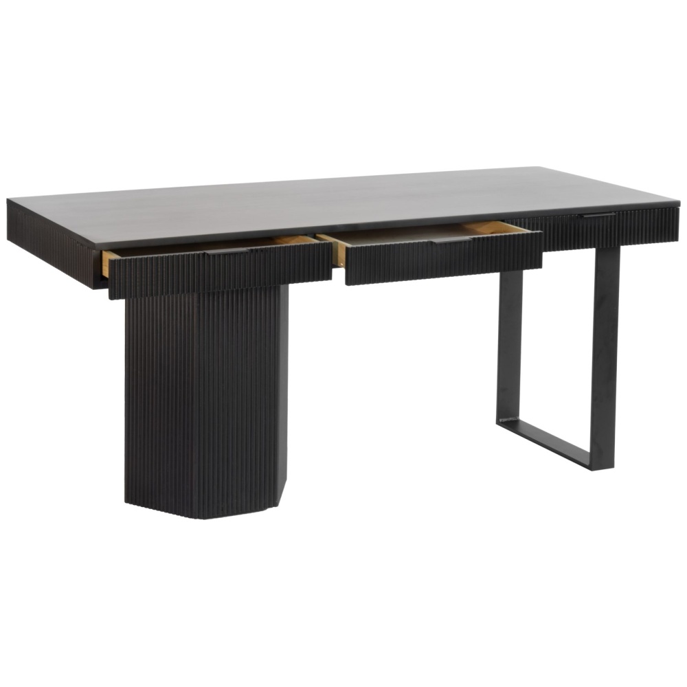 Hoffman Desk 3 Drawer - Image 2