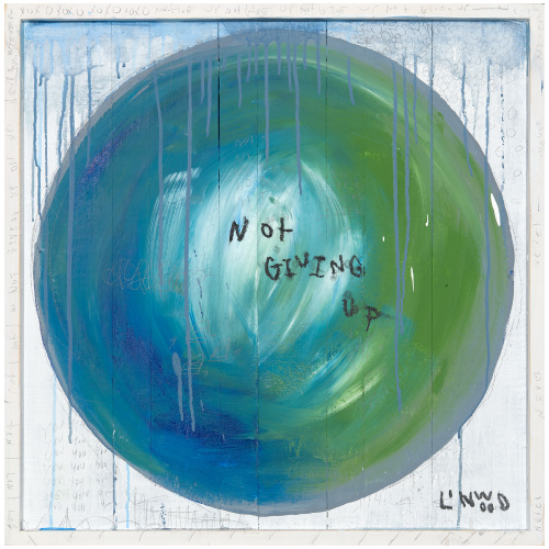 Not Giving Up, Original Art