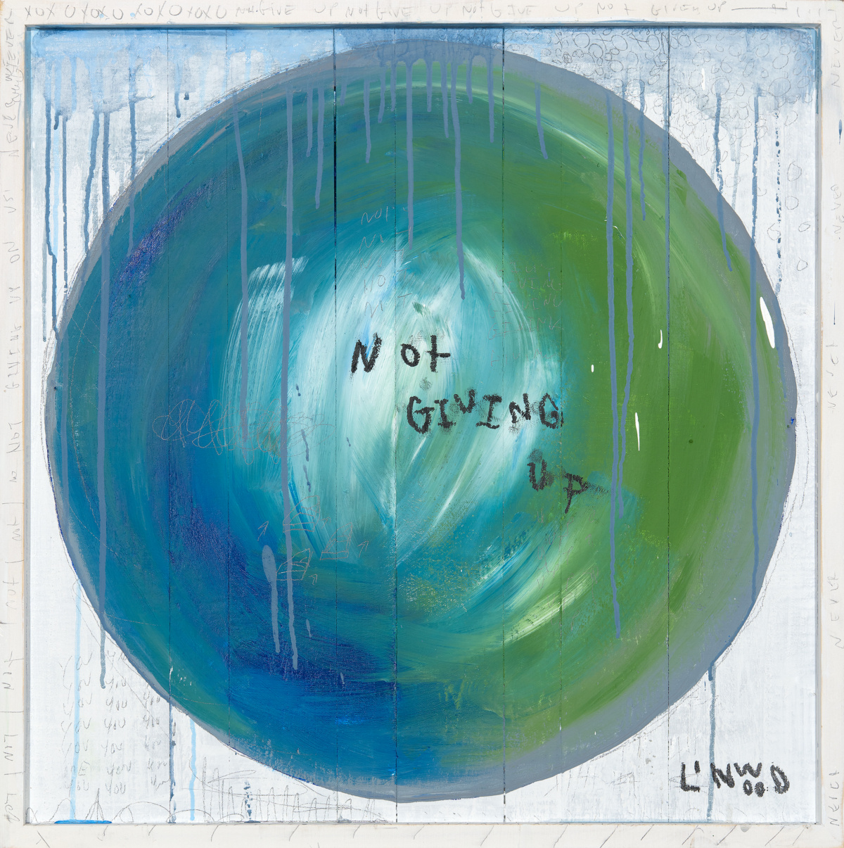 Not Giving Up, Original Art
