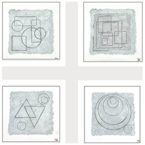 Clarity Blue, Set of 4