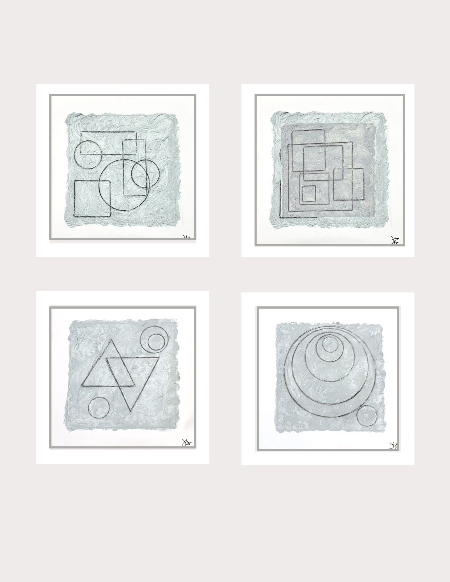 Clarity Blue, Set of 4