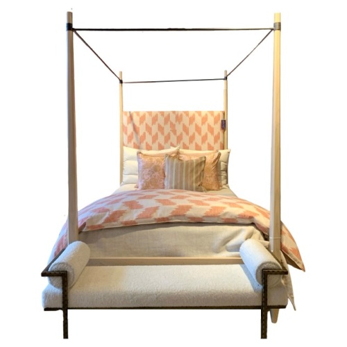 Helena Queen Canopy Bed (sample)