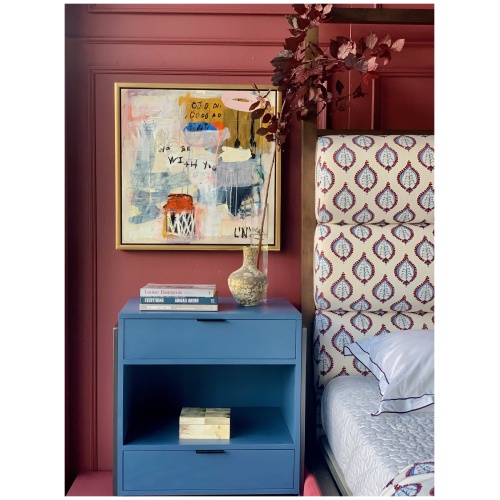 Jasper Bedside Blue