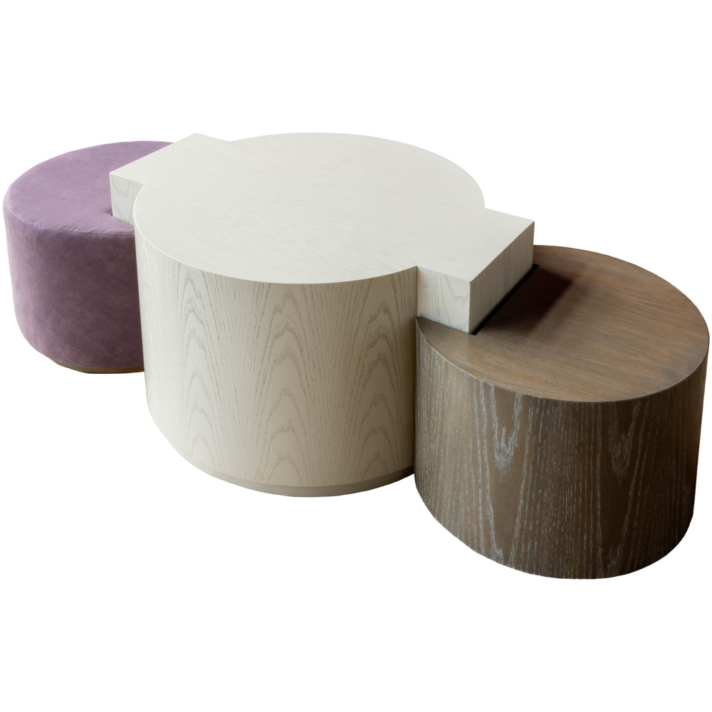 Kelso Coffee Table and Ottoman (3 Piece) - Image 4