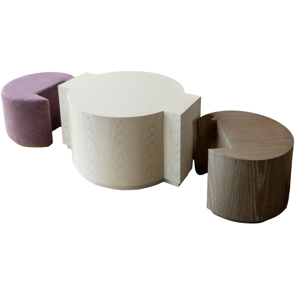 Kelso Coffee Table and Ottoman (3 Piece) - Image 2