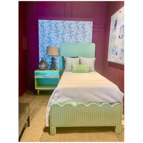 Tilda Twin Green Wicker