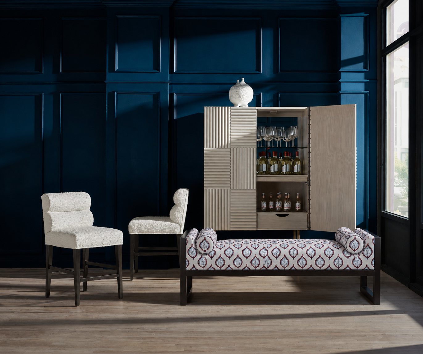 Dauphine Bench Wood - Image 3