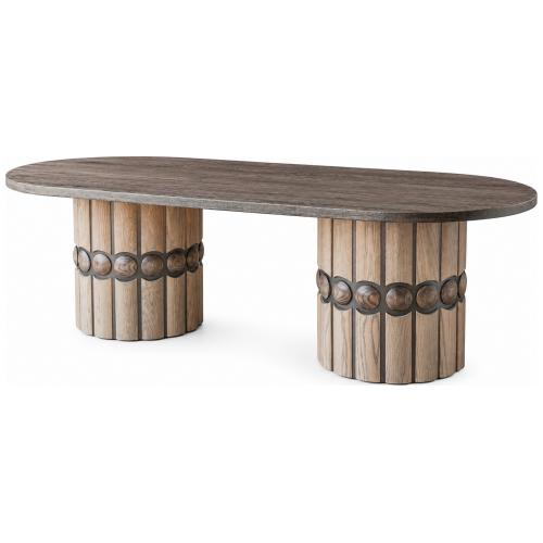 Onassis Double Pedestal Dining Table