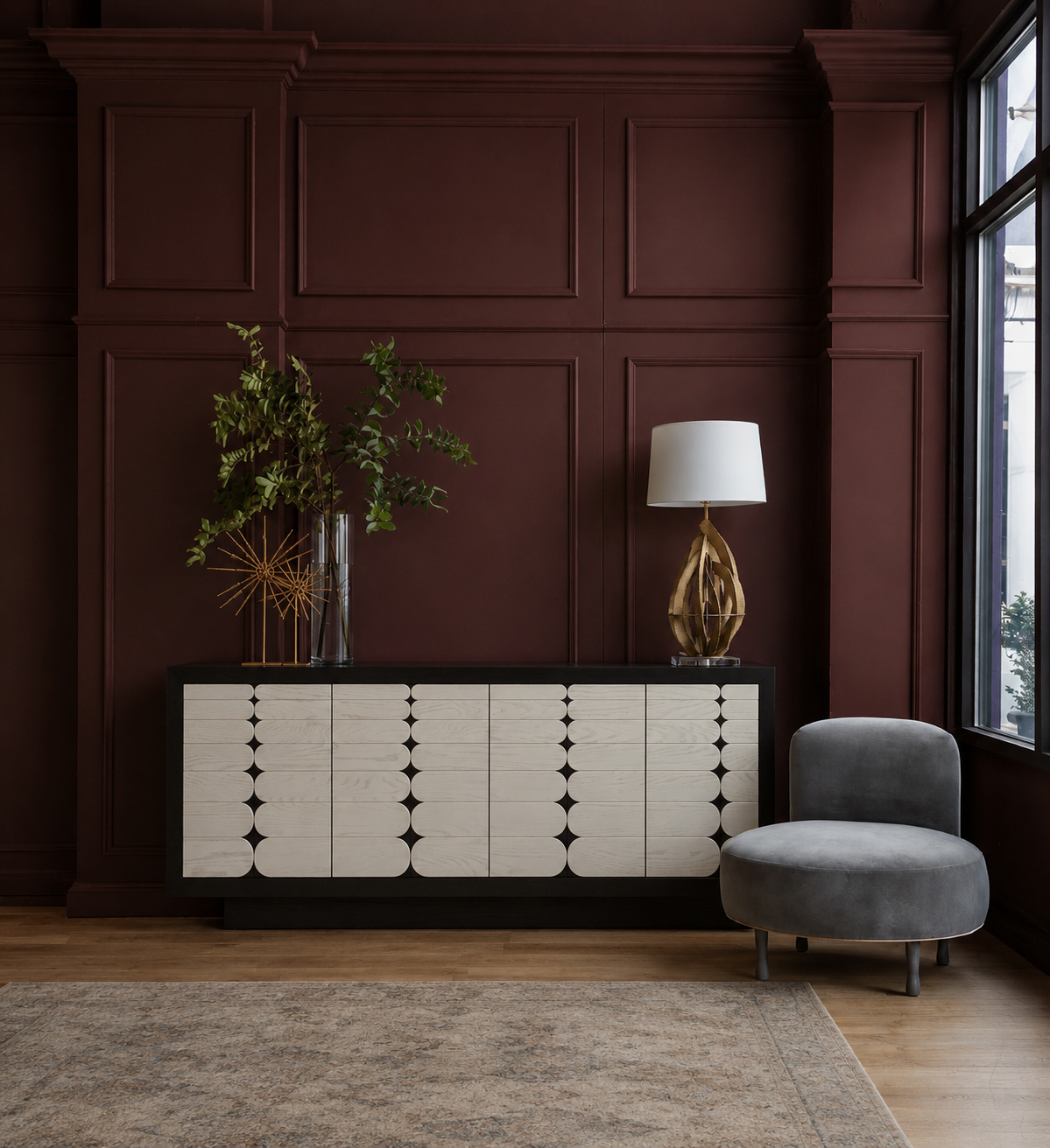 William Cabinet 4-Door - Image 2