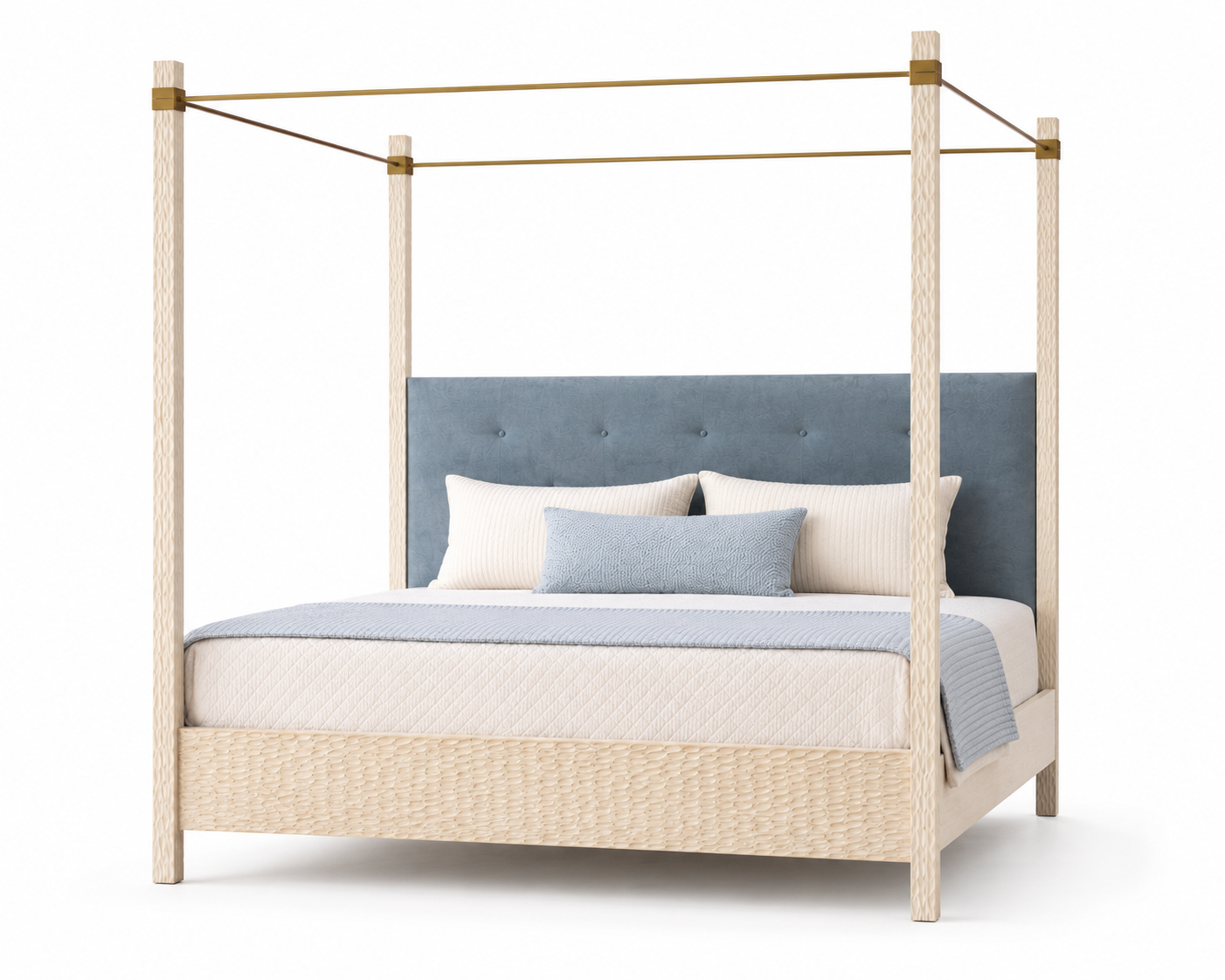 Genevieve Queen 4-Poster Bed WMC