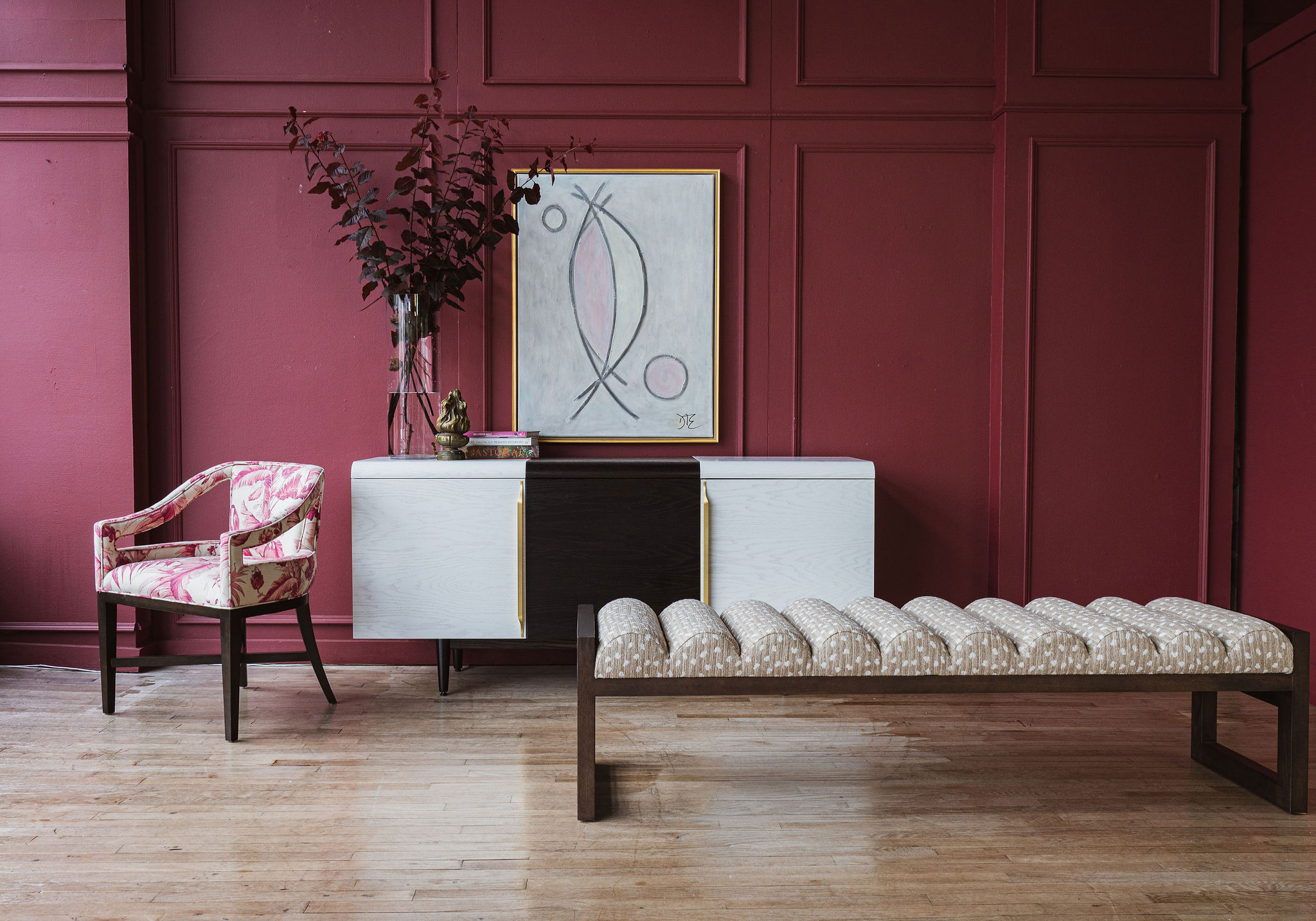Santino 3-Door Cabinet - Image 4